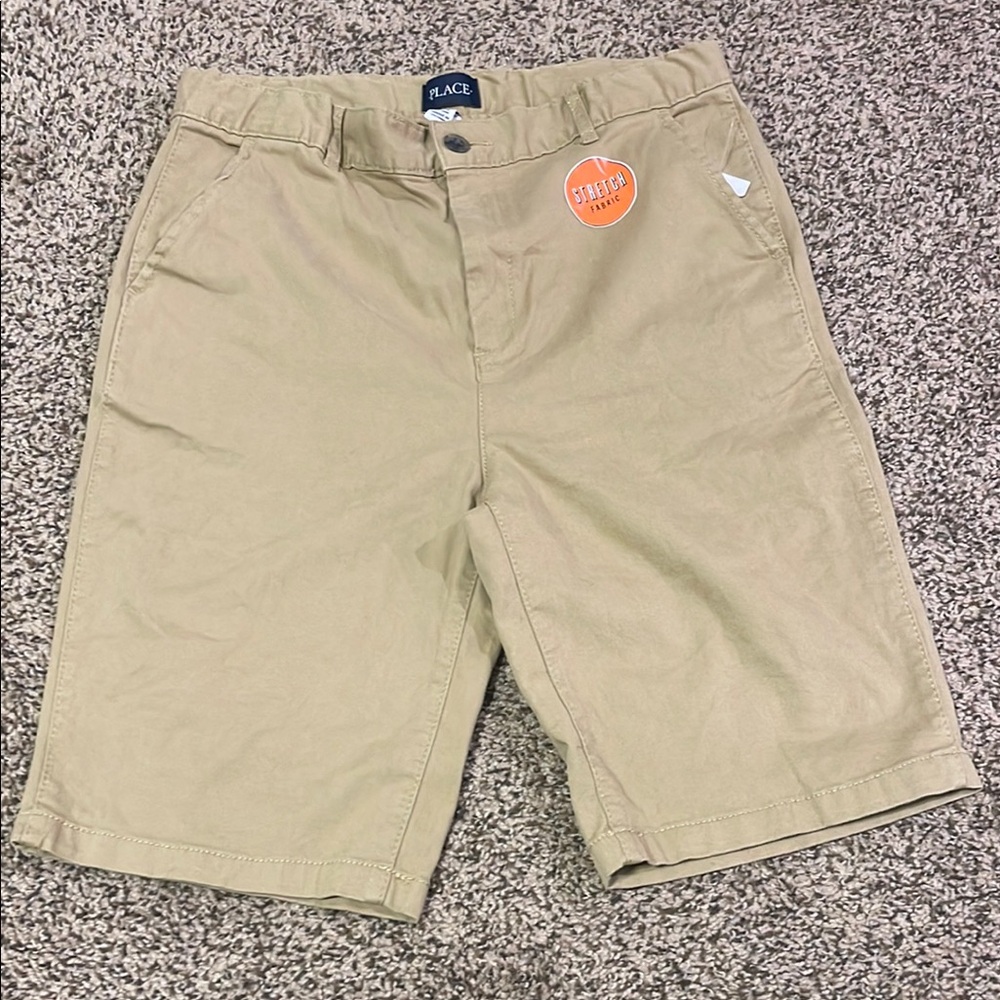 Place khaki Casual Shorts boys size 18